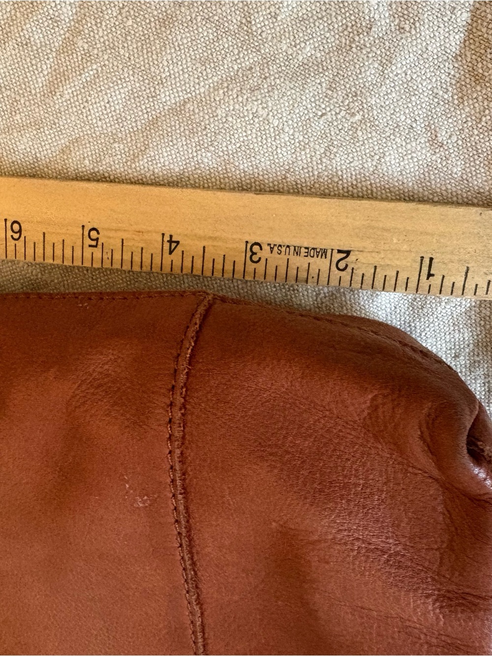 margot Tan Leather Crossbody Bag - Picture 10 of 13